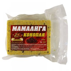 Прикорм 3KBaits «Мамалига» CANEPA (конопля), 0,5кг, 3к00502