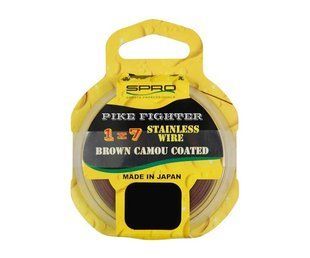 Поводковий матеріал Spro 1x7 Brown Coated Wire 20м 20lb