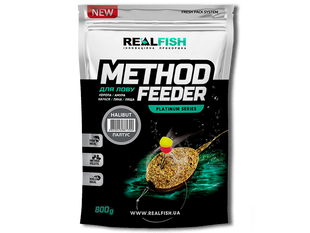 Прикормка Realfish Method Halibut Палтус