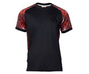 Футболка Azura T-Shirt A3 Black-Red Camo L