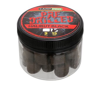 Насадочний пелетс Carp Pro Black Pre-Drilled Halibut 14 мм