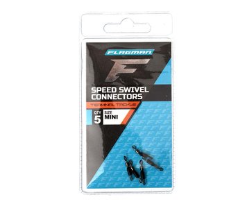 Конектор для повiдця швидкозмiнний Flagman Speed Swivel Connectors Mini