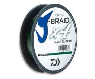 Шнур Daiwa J-Braid X4E 270m Dark Green 5.9kg 0.13mm #1.0
