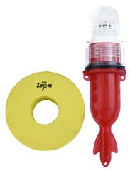 Floating Marker Light, red - Світлодіодний маркерний буй з датчиком день/ніч, червоний, працює від батарейки (LR20)