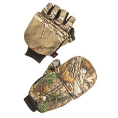 Camou Rigging Gloves - Рукавиці без пальців камуфляжні, з флісовою підкладкою