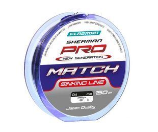 FLAGMAN Волосінь SHERMAN PRO NG MATCH 0,203mm 150m BLACK