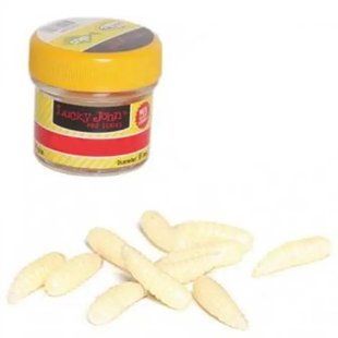 Опариш силіконовий фосфорний Lucky John Maggot 14mm * 25