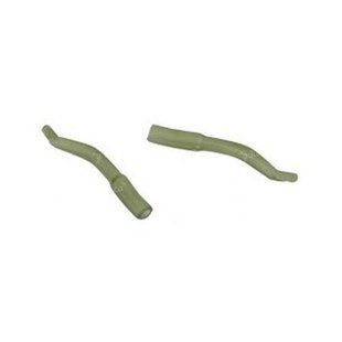 Rig Aligner Sleeves N-Shape, green, 21mm, 10pcs - Ледарка силіконова, зелена, довжина: (21мм), кількість: (10шт)