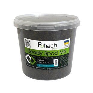 Пелетс закормочний Puhach Baits Pellets Amino START MIX (3-4.5-6) 4 kg
