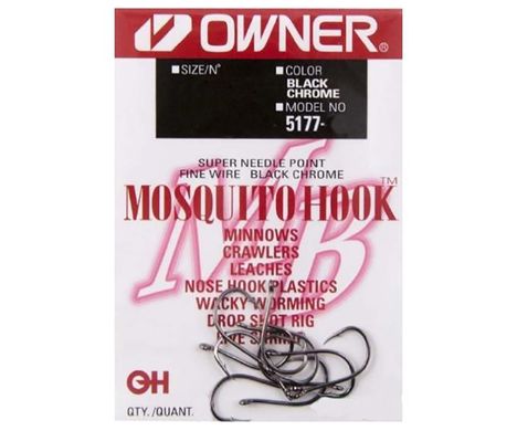 Гачки Owner 5177 Mosquito Hook №12