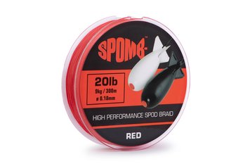 Spomb Braid 300m 9kg 20lb RED 0.18mm, 300, 0.18