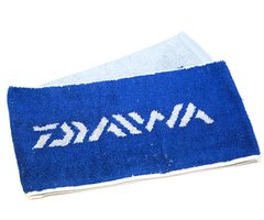 Полотенце Daiwa Towel Navy 16x90см, Белый, Синий