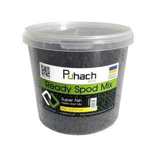 Пелетс закормочний Puhach Baits Pellets Super Fish START MIX (3-4.5-6) 4 kg