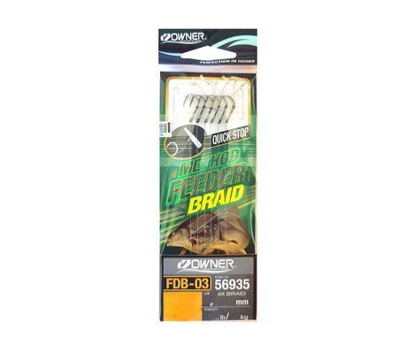 Гачок з повідцем Owner Method Feeder FDB-03 №10