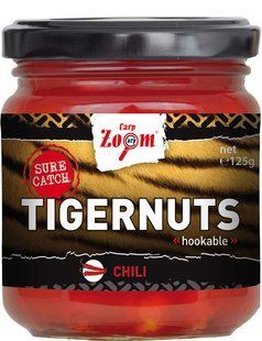 Tigernuts, 220 ml (125g), chili - Тигровий горіх у діпі "Чілі", скло, об"єм: (220мл), вага: (125г)