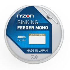 Жилка Daiwa N`Zon Sinking Feeder Mono 0.16mm 1.69kg 300m Brown (12405-016)