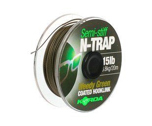 Поводковий матеріал Korda N-TRAP Semi-stiff 15 lb W.Grn