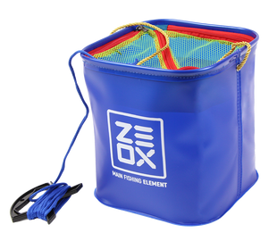 Відро ZEOX Bucket with Rope and Mesh 15L