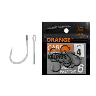 Гачки ORANGE Carp Premium Series 6, колір teflon, розмір №8, в уп. 8шт