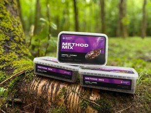 METHOD MIX Українська Рибалка 400 грам Кріль Слива +Booster 50ml