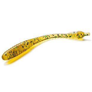 Черв'як Fishup ARW Worm 2" #045 Green Pumpkin Red Black