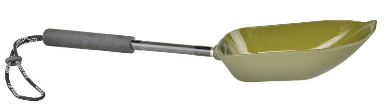 Baiting spoon, 47cm - Лопатка з карбоновим руків"ям для закидання сподових сумішей та зернових, велика, довжина: (47см)