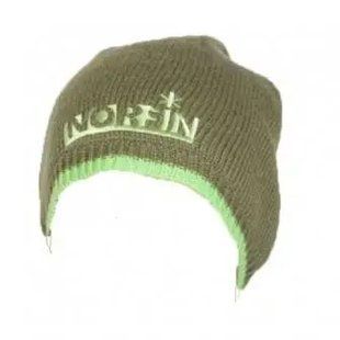 Шапка в'язана Norfin VIKING (підкл.фліс / зелений.) р.XL