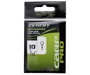 Вертлюжок Carp Pro Мікро з кільцем (10 шт)
