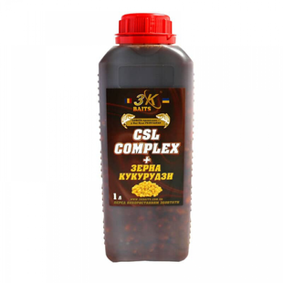 Зерна кукурудзи 3KBaits залиті СSL Complex 1000мл, 3к14001