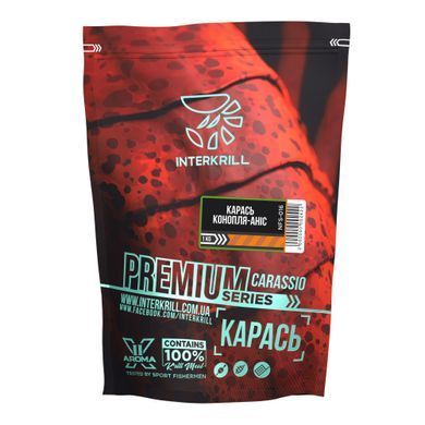 Принада INTERKRILL PREMIUM SERIES Карась-Конопля-Аніс 1кг