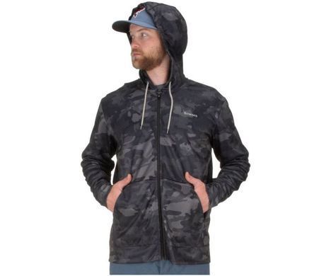 Куртка Simms Challenger Hoody Full Zip Hex Flo Camo Carbon L