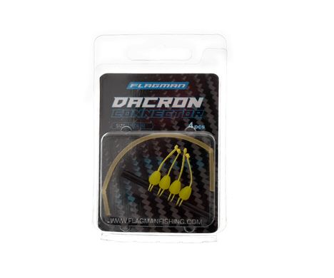 Конектор для штекера Flagman Dacron Connector Yellow Medium