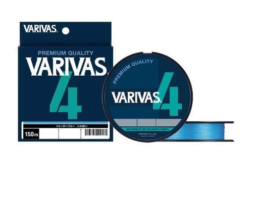 Шнур Varivas PE Line Water Blue X4 150m Max 9.51kg #1.2 (VA 13604)