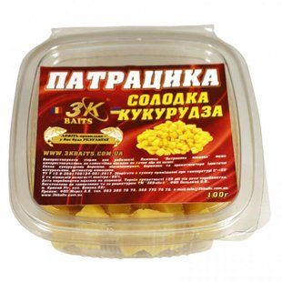 Наживка 3KBaits &laquo;Патрацика насадна&raquo; PORUMB DULCE (солодка кукурудза), 0,1кг, 3к15001