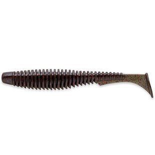 U-Shad 2" (10шт), #050 - Green Pumpkin Brown/Red & Purple