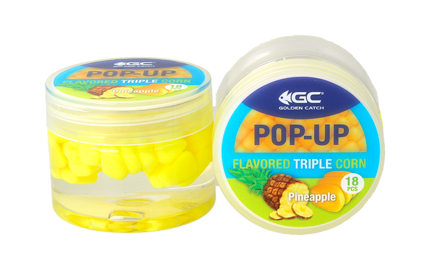 Кукурудза в діпі GC Pop-Up Triple Flavored(18шт)Pineapple