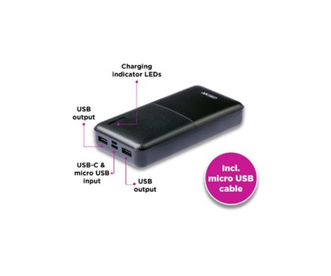 Повербанк Grixx 15000mAh Fast charge