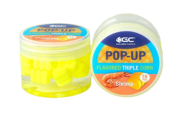 Кукурудза в діпі GC Pop-Up Triple Flavored(18шт)Shrimp