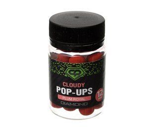 CARP PRO Diamond Бойл плаваючий CLOUDY POP-UPS PLUM ROYAL 12 мм