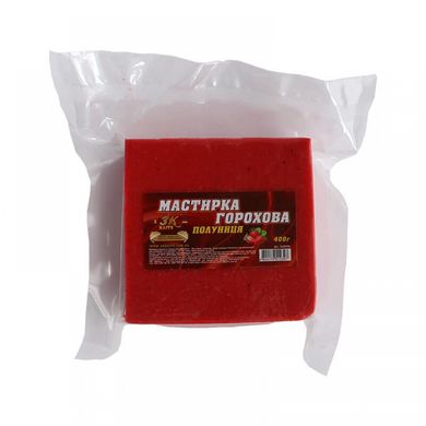 Прикорм 3KBaits «Мастирка горохова» (полуниця), 0,4кг, 3к00904