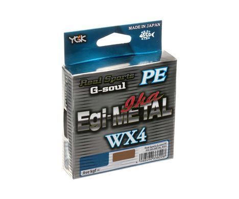 Шнур YGK G-Soul Egi Metal 180м #0.8 0.148мм 14lb