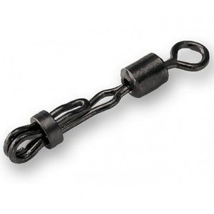 Quick lock swivel #8 (10шт) Matte Black - Швидкознімач з вертлюгом №8, матово чорний, кількість: (10шт)