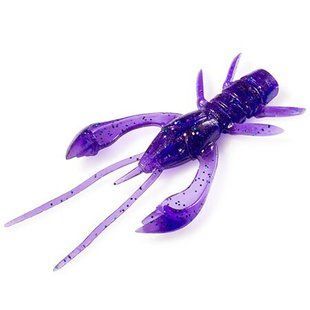Real Craw 1.5" (10шт), #060 - Dark Violet/Peacock & Silver
