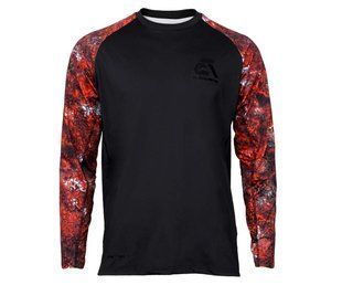 Джерси Azura Jersey A3 Black-Red Camo XXXL