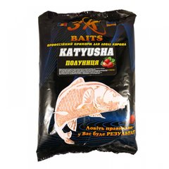 Прикорм 3KBaits «KATYUSHA» CAPSUNA (полуниця), 1кг, 3к05005