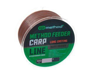 Жилка Carp Pro Method+ Method Feeder Carp Dark Brown 300м 0.40мм