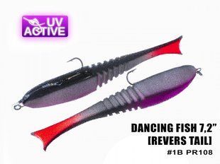 Поролонова рибка ПрофМонтаж 108 Dancing Fish 7,2",(reverse tail),
