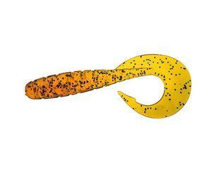 Твістер Fishup Mighty Grub 3.5" #036 Caramel Green Black