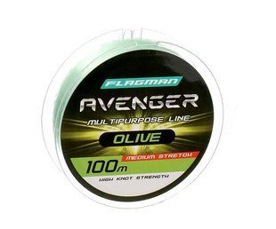 Жилка Flagman Avenger Olive Line 100м 0.35мм