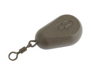 CARP PRO Грузило Flat Pear 70g. weedy green